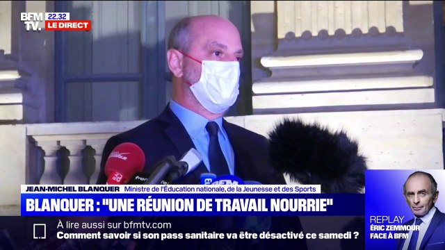 Jean-Michel Blanquer: 5 millions de masques FFP2 seront distribués dans le système scolaire
