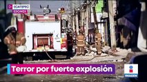 Explosión deja heridos e inmuebles dañados en Ecatepec