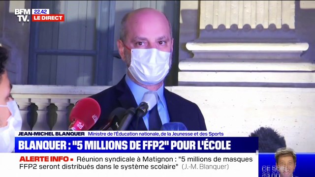 Bac: Jean-Michel Blanquer consultera le Conseil national de la vie lycéenne pour voir s'il est opportun d'avoir un report des épreuves de mars au mois de juin