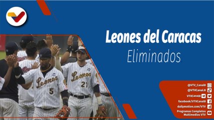 Deportes VTV |  Leones del Caracas primer eliminado del Round Robin