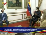 Pdte. Maduro recibe en el Palacio de Miraflores al gobernador electo del Edo. Barinas Sergio Garrido