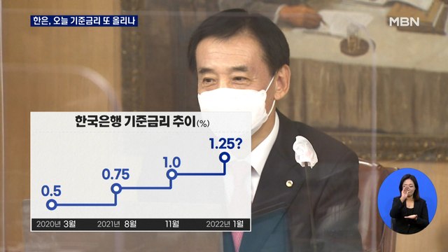 한국은행, 기준금리 또 올리나…0.25%p 인상 유력