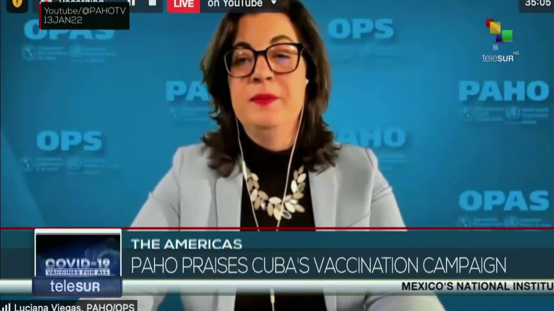 FTS 18:30 13-01: PAHO praises Cuba vaccination campaing