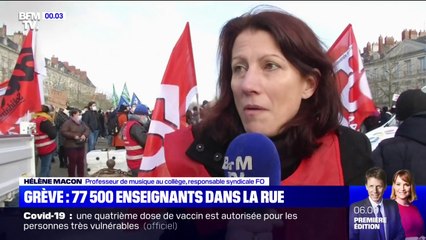 Éducation nationale: près de 78.000 manifestants dans la rue, selon le ministère de l'Intérieur