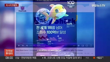 [핫클릭] '아기상어' 최초 100억 뷰…"세계인이 한번 이상 본 셈" 外