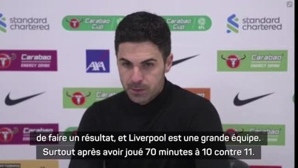 Demi-finale aller - Arteta : "Nous ne sommes qu'à la mi-temps de la confrontation"