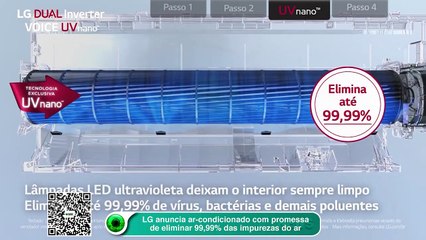 LG anuncia ar-condicionado com promessa de eliminar 99,99% das impurezas do ar