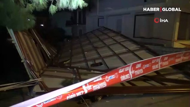 Uçan çatı elektrik tellerini kopardı! Solunum cihazına bağlı genç için zamanla yarıştılar