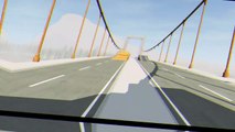 Cars VS Bridge JUMP #8 MERCEDES Cars Crash - BeamNG Drive