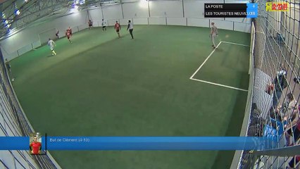 But de Clément (4-10) - LA POSTE Vs LES TOURISTES NEUVILLOIS - 13/01/22 21:00 - LIGUE 4
