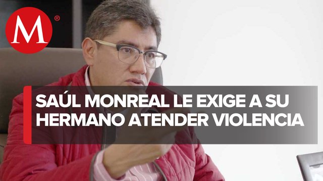 Saúl Monreal exige justicia por el asesinato de tres policías municipales en Fresnillo