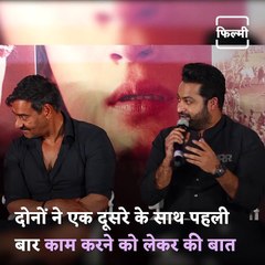 Junior NTR Shares His Experience Working With Ajay Devgn, Watch Here