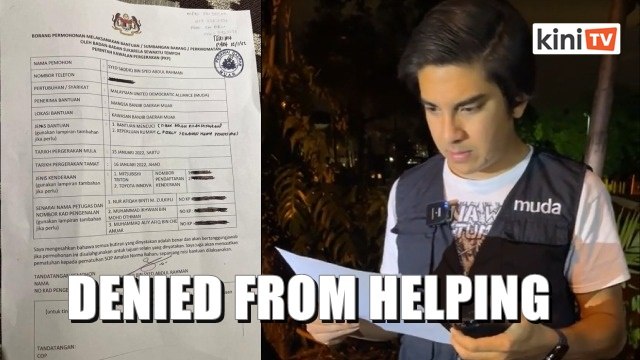 Denied from helping own constituency, Syed Saddiq cries foul