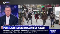 Le tribunal administratif de Paris suspend le port du masque en extérieur
