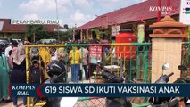 619 Siswa SD Ikuti Vaksinasi Anak