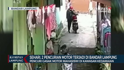 Dua motor di Bandar Lampung Raib Digasak Pencuri di Lokasi Berbeda
