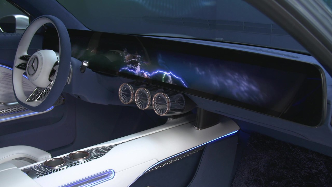 Mercedes-Benz VISION EQXX - UI/UX im VISION EQXX - der unvoreingenommene Reisebegleiter