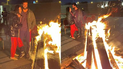 Download Video: Katrina Kaif ने Vicky Kausal संग मनाई ससुराल में पहली Lohri; Photo viral | FilmiBeat