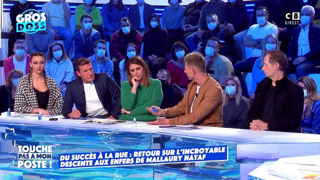 Matthieu Delormeau évoque Mallaury Nataf dans l'émission Touche pas à mon poste , sur C8.