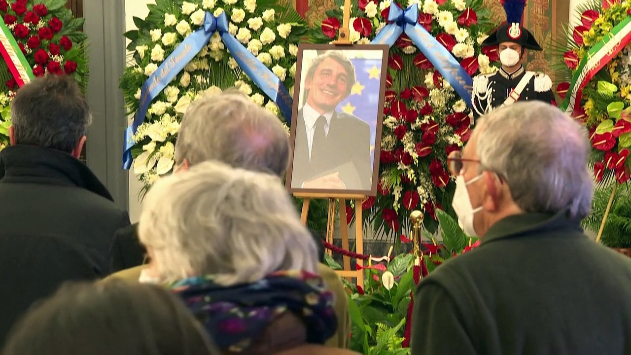 Staatsbegräbnis für verstorbenen EU-Parlamentspräsidenten Sassoli