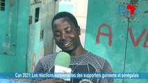Can 2021: Les réactions surprenantes des supporters guinéens et sénégalais