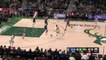Giannis produces beautiful Eurostep and dunk