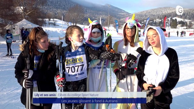 Reportage - Les jeunes glissent à fond à Autrans