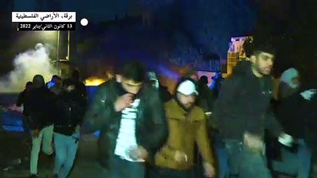 مواجهات بين فلسطينيين والقوات الإسرائيلية في برقة شمال نابلس