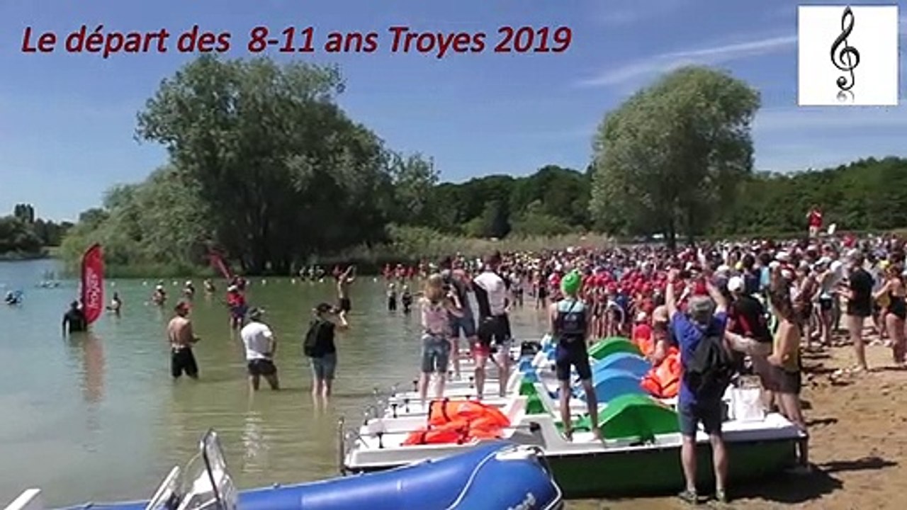 Triathlon de Troyes 2019 : Le départ des 8-11 ans