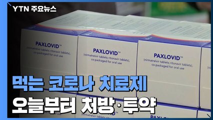 먹는 코로나 치료제 오늘부터 처방·투약 / YTN
