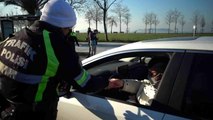 Maltepe'de emniyet kemeri denetiminde 34 sürücüye ceza yağdı