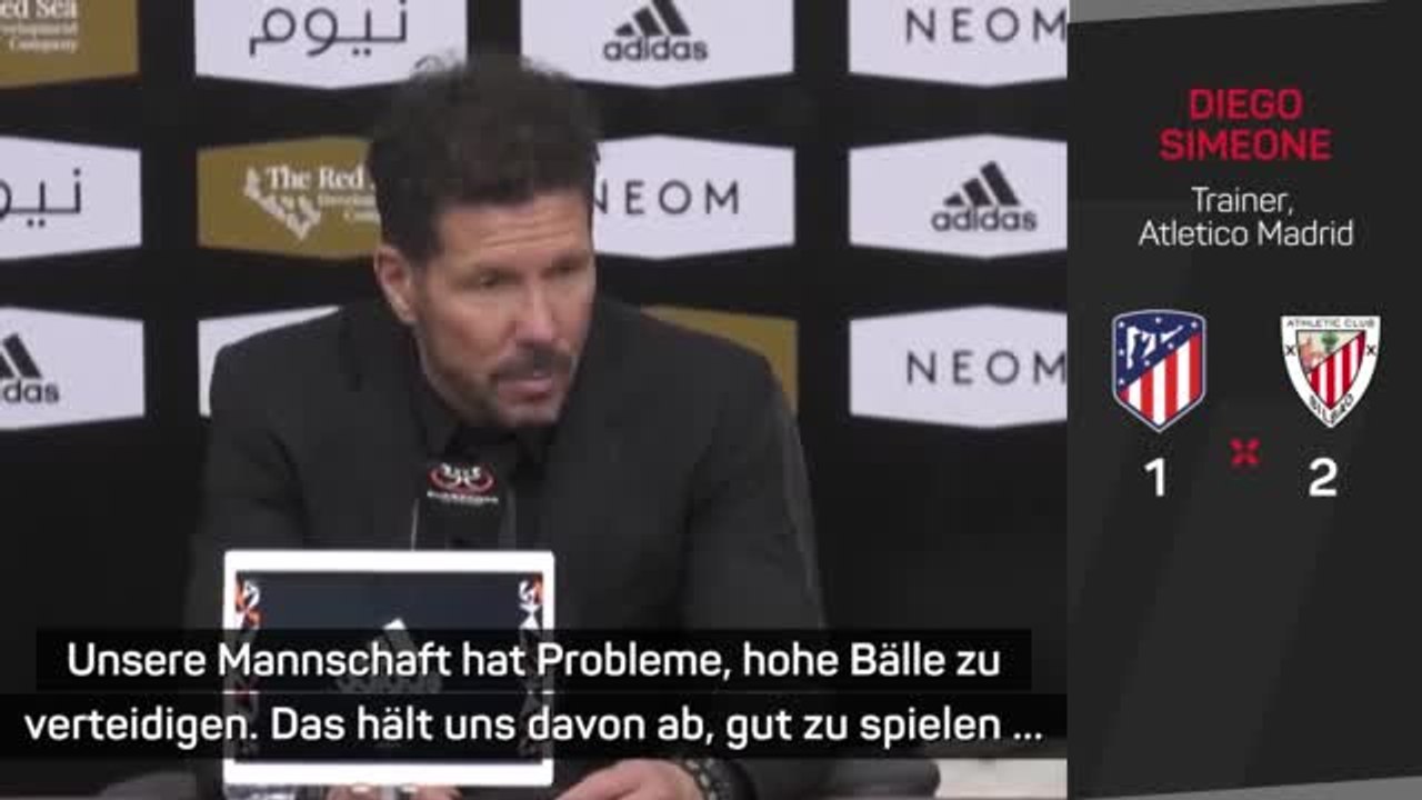 Simeone: “Manche Dinge kann man nicht verstecken”