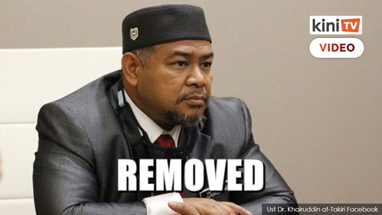 Pro-Muafakat Khairuddin sacked as PAS central committee member