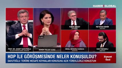 Davutoğlu'ndan HDP sorusuna tepki: Bana mugalata yapma