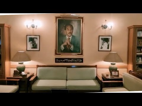 «الغرفة الذهبية».. مقتنيات ثمينة بمتحف الرئيس السادات في ميت أبو الكوم
