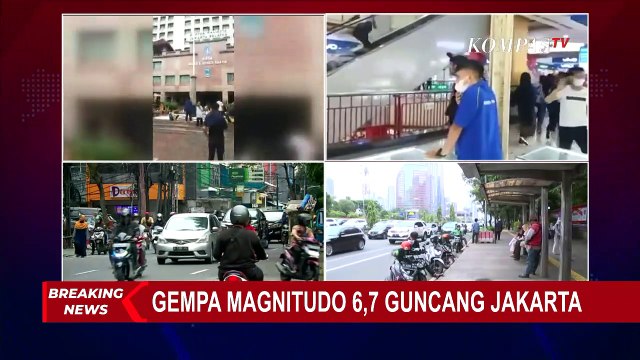 Update: BMKG Mengubah Status Kekuatan Gempa Jakarta dan Sekitarnya, dari Magnitudo 6,7 Jadi 6,6