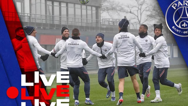 Replay : 15 minutes d'entraînement avant Paris Saint-Germain - Stade Brestois 29