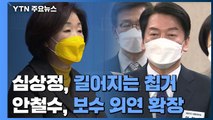 심상정, 길어지는 '숙고의 시간'...안철수, 보수 외연 확장 / YTN