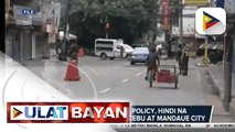 “No vax, no ride” policy, hindi na muna ipapatupad sa Cebu at Mandaue City