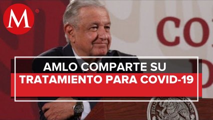 Con paracetamol, Vaporub y caricias sale uno adelante del covid, asegura AMLO