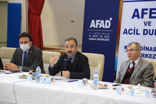 Artvin'de afet sonrası çalışmalar sürüyor