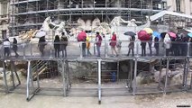 Restauración de la Fontana di Trevi en Roma. Patrocinada por Fendi