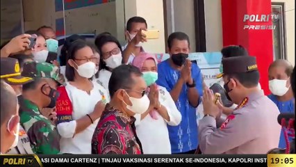 PRESISI UPDATE 19.00 WIB KAPOLRI MENINJAU PEMBELAJARAN TATAP MUKA DISMPN 6 AMBON