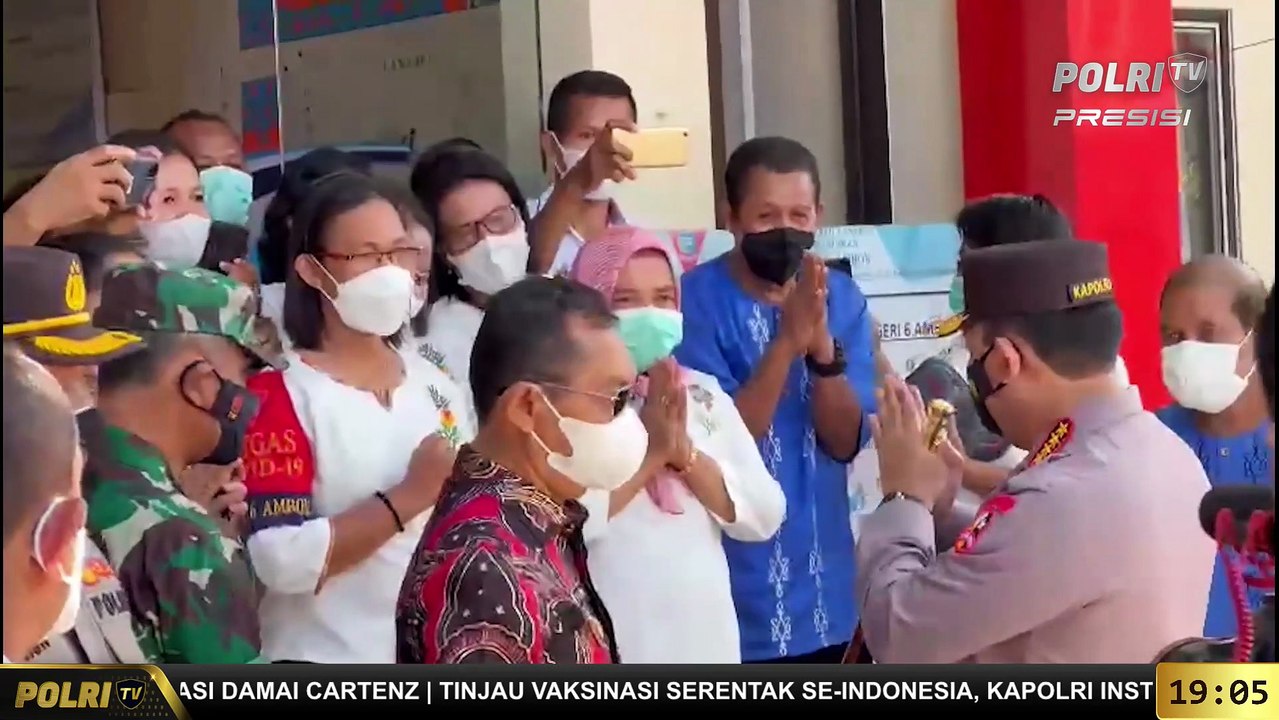 PRESISI UPDATE 19.00 WIB KAPOLRI MENINJAU PEMBELAJARAN TATAP MUKA DISMPN 6 AMBON