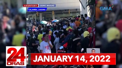 24 Oras Express: January 14, 2022 [HD]