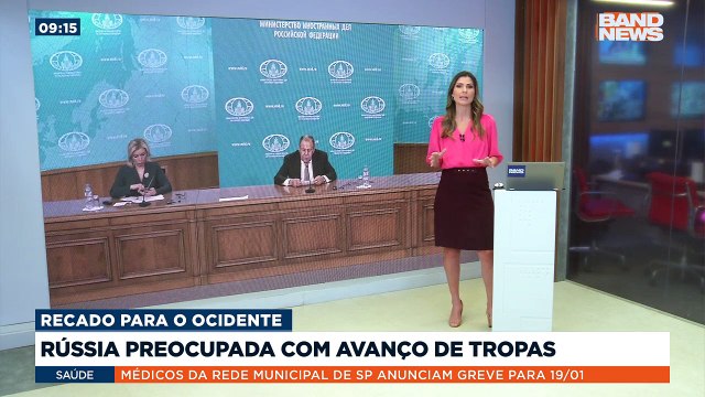 A Rússia acredita que potências ocidentais podem usar as tensões envolvendo a Ucrânia como pretexto para aumentar o número de militares perto das fronteiras do país.Saiba mais em youtube.com.br/bandjornalismo#BandNews