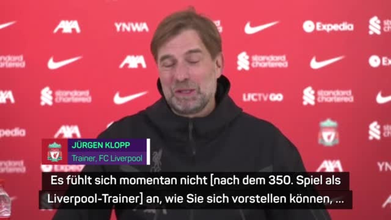 Klopp: Jubiläums-Spiel “interessiert mich nicht”