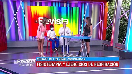 Ejercicios de respiración para niños que enfrentaron al Covid