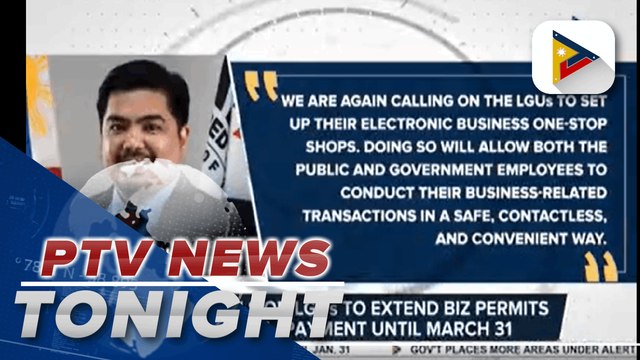 ARTA calls on LGUs to extend business permits renewal, payment until March 31