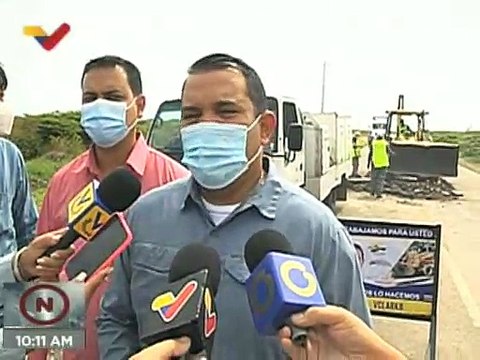 Falcón | Más de mil toneladas de asfalto serán colocadas en la troncal 004 de Coro a Punto Fijo